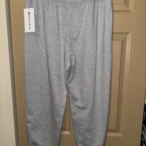 Athleta RetroTerry Midrise Jogger in Gray